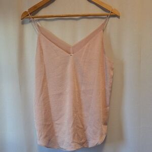 Express Light Pink V-Neck Spaghetti Strap Camisole